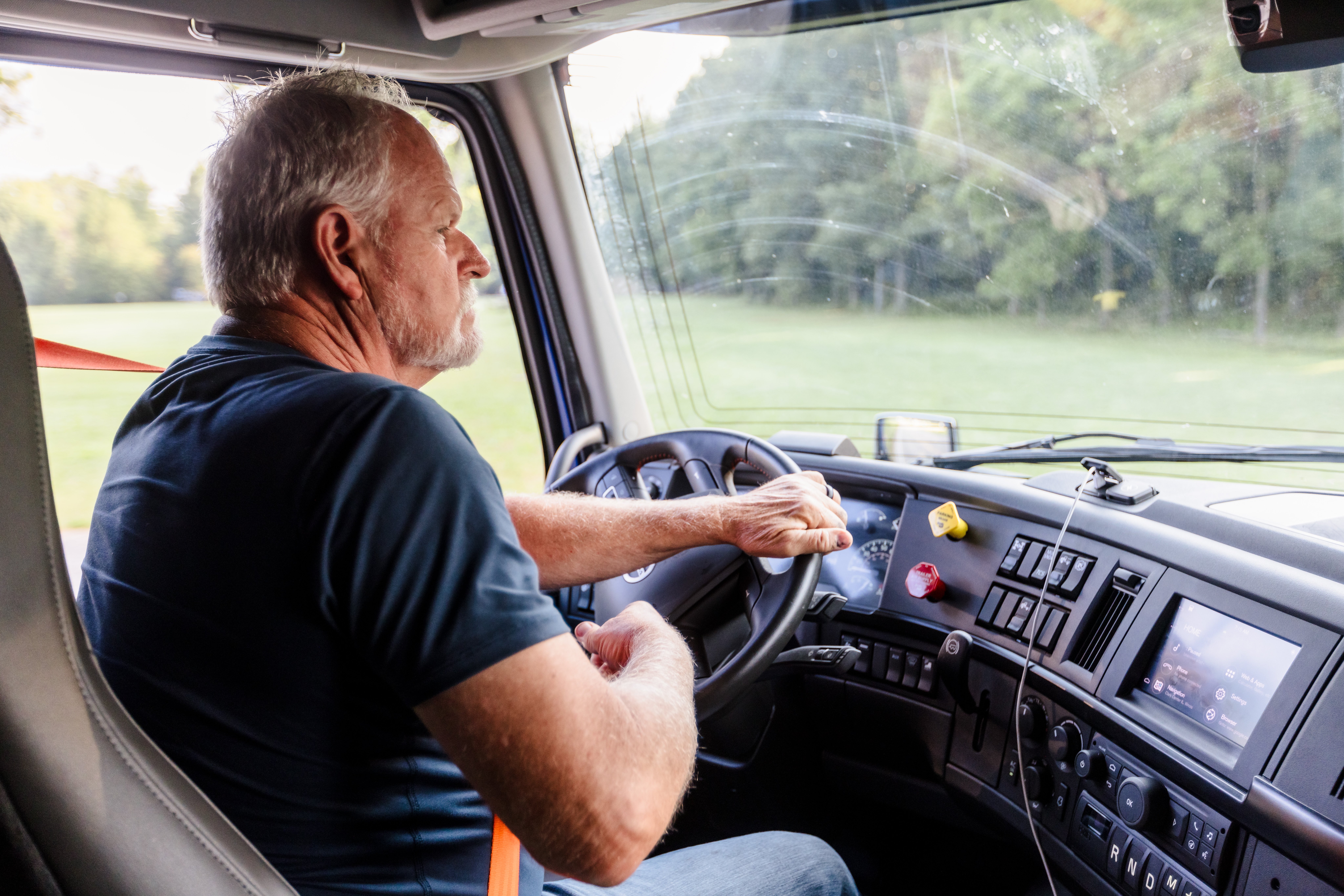 Professional truck driver featured during Great Dane Truck Driver Appreciation Week